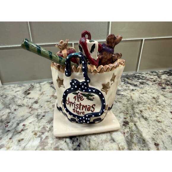 VTG Blue Sky Clayworks 2001 Heather Goldminc Christmas Store Figurine gift - Picture 10 of 16